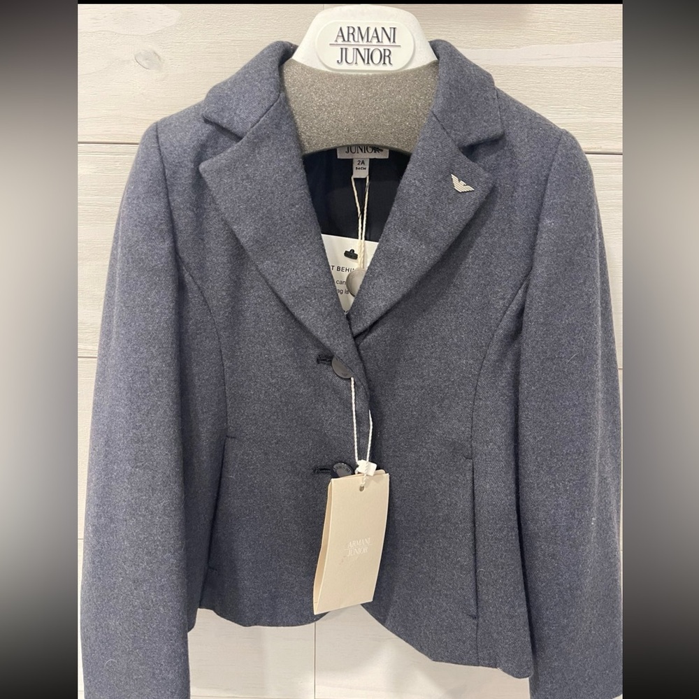 Armani Junior girl  navy blue Jacket